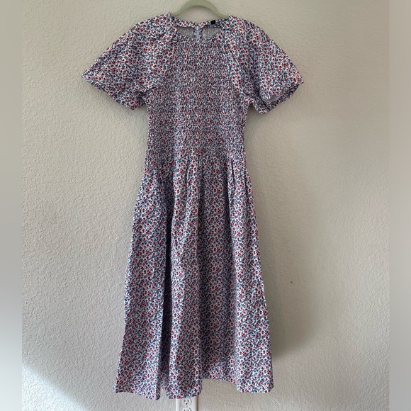 NWT J. Crew Meadow Scandi Girl Dress in Poppy Cotton Poplin - Picture 3 of 12